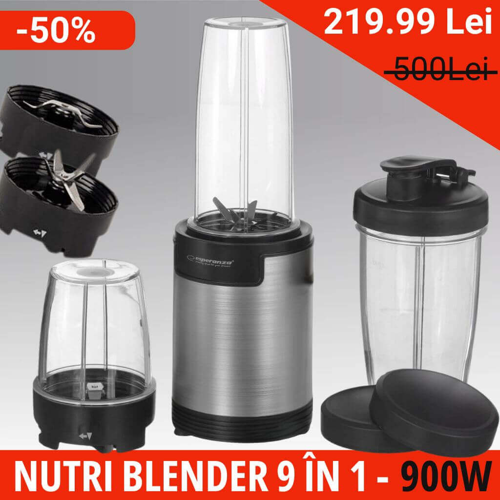 Blender Multifuncțional 9 în 1, 900W