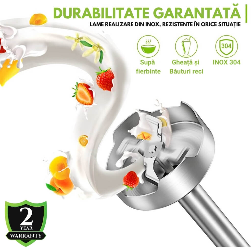 Blender Vertical Multifuncțional Royalty Line® 800W, 3 în 1