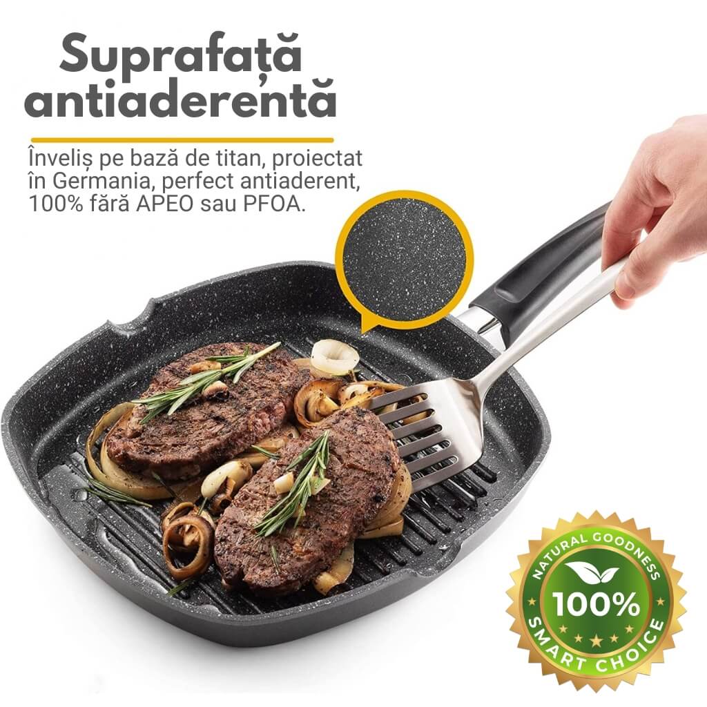 Tigaie Grill Antiaderenta Royalty Line® 28cm