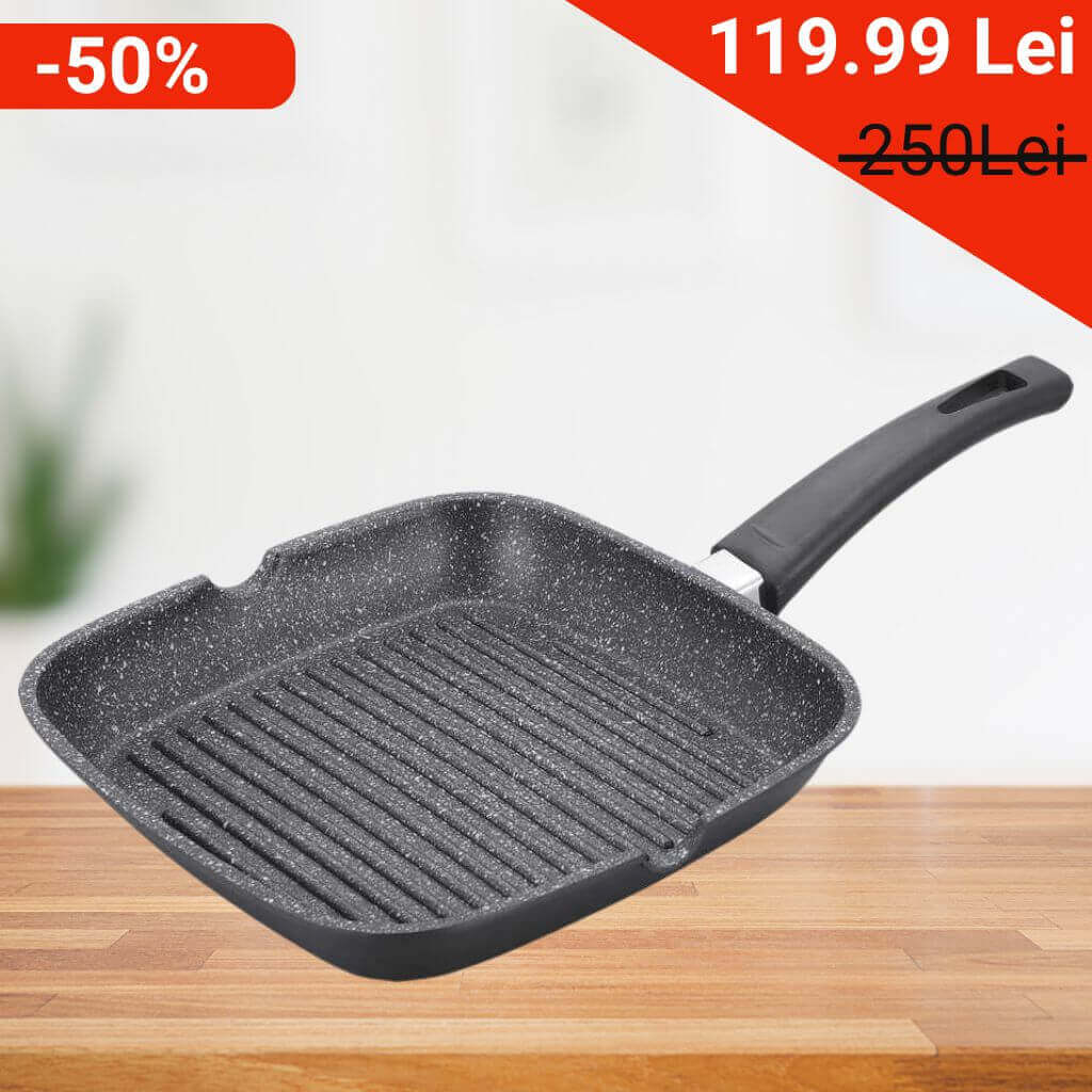 Tigaie Grill Antiaderenta Royalty Line® 28cm